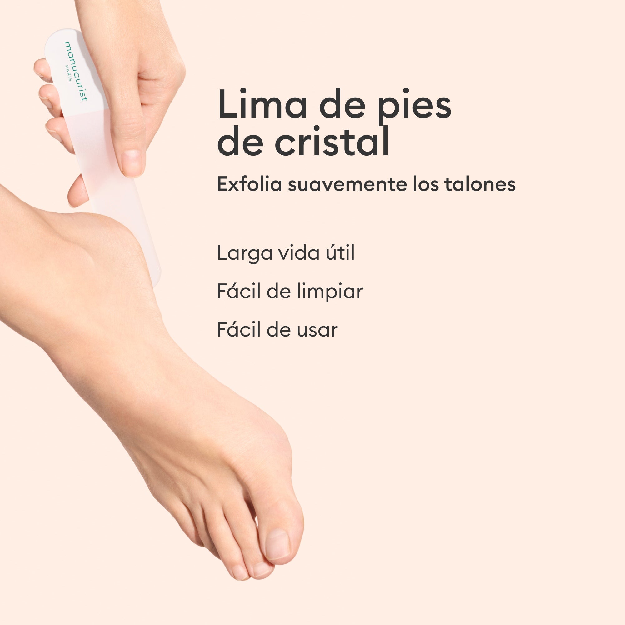 Manucurist Lime Pieds en Verre lime pédicure réutilisable
