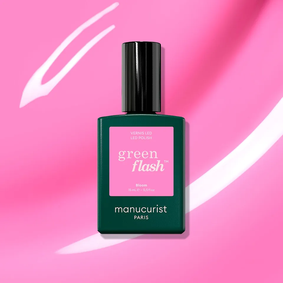 Manucurist Green Flash Bloom vernis semi-permanent rose néon opaque