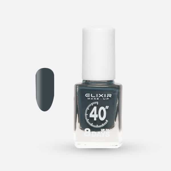 Élixir 40" 376 vernis ongles séchage rapide gris plomb