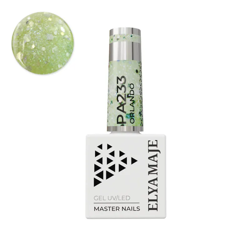 Elyamaje N°233 Orlando vernis semi-permanent couvrance nette