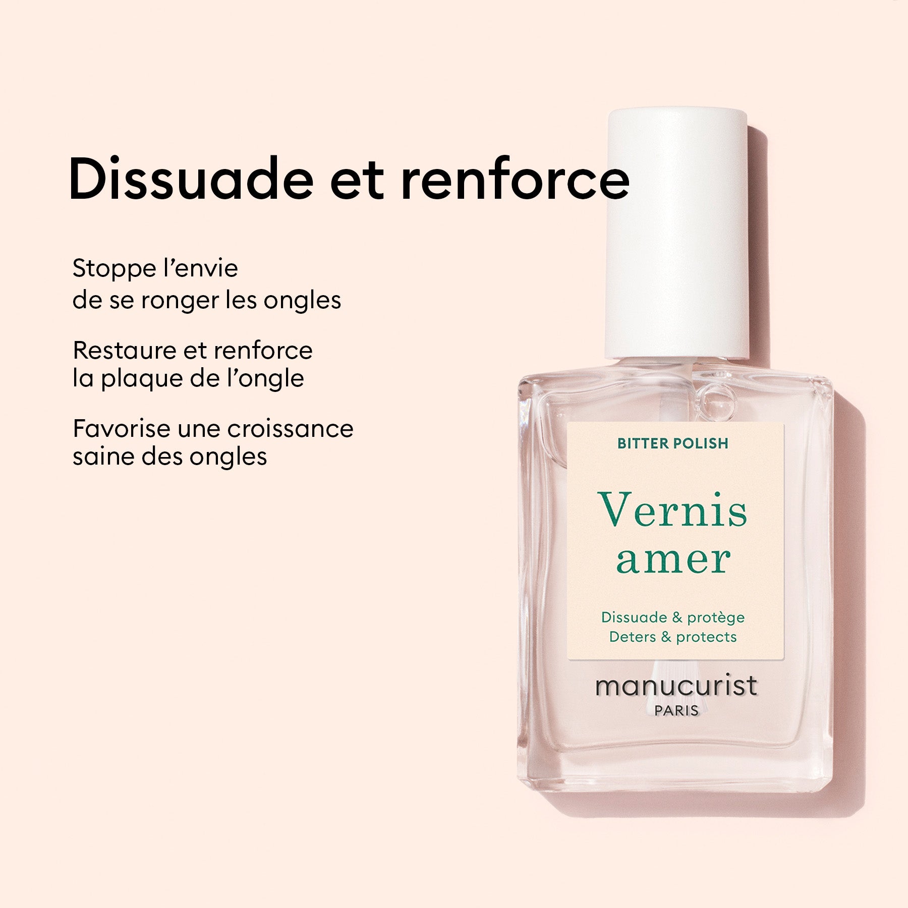 Manucurist Vernis Amer soin ongles anti-rongement
