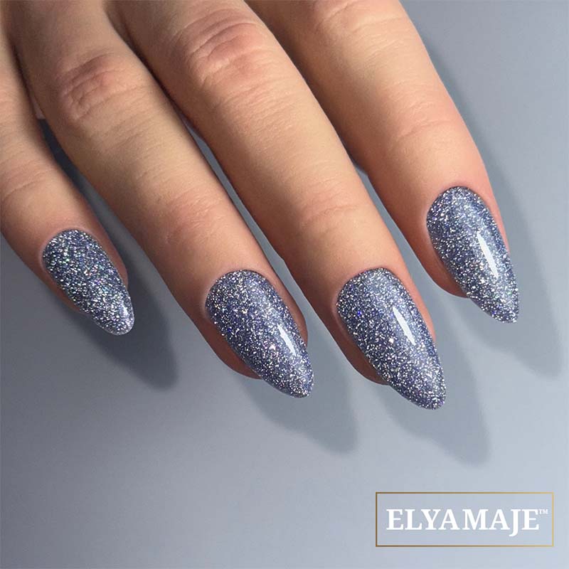 Elyamaje N°285 Galactic Glow vernis semi-permanent réfléchissant