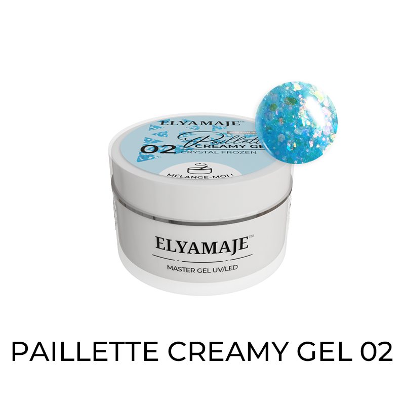 Elyamaje Paillette Creamy Gel Crystal Frozen n°02 pailleté
