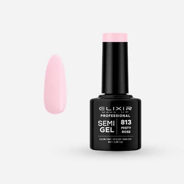 Élixir Semi Gel #813 vernis semi-permanent Misty Rose 8ml