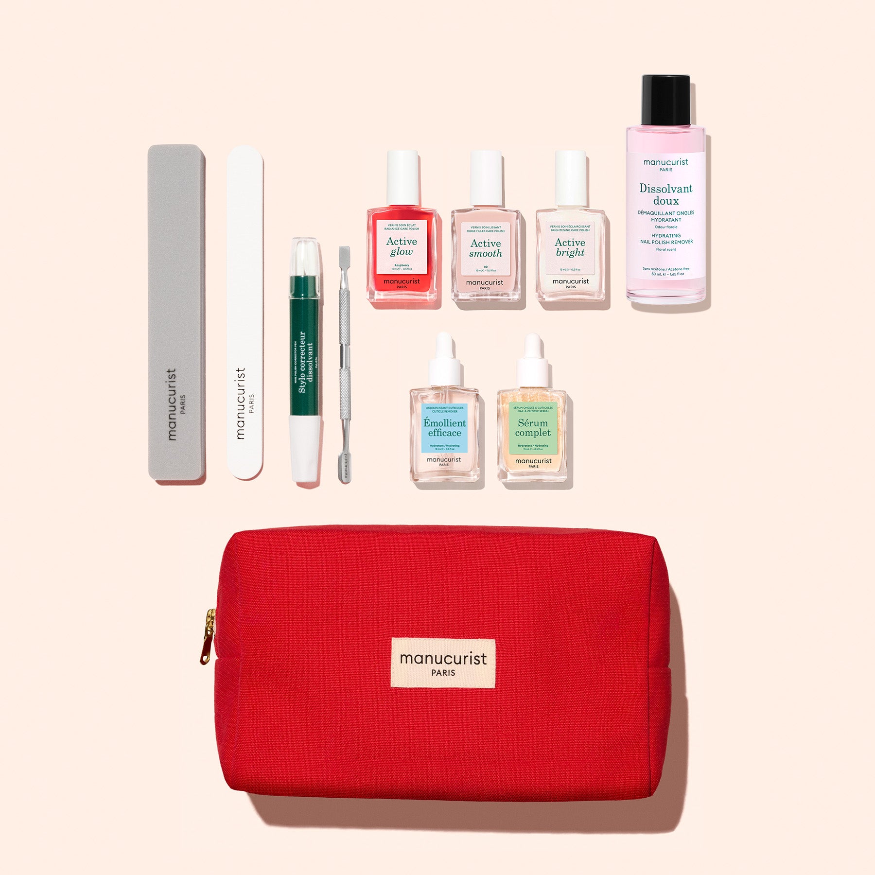 Manucurist Active Trousse Addict kit 3 vernis soin éclat