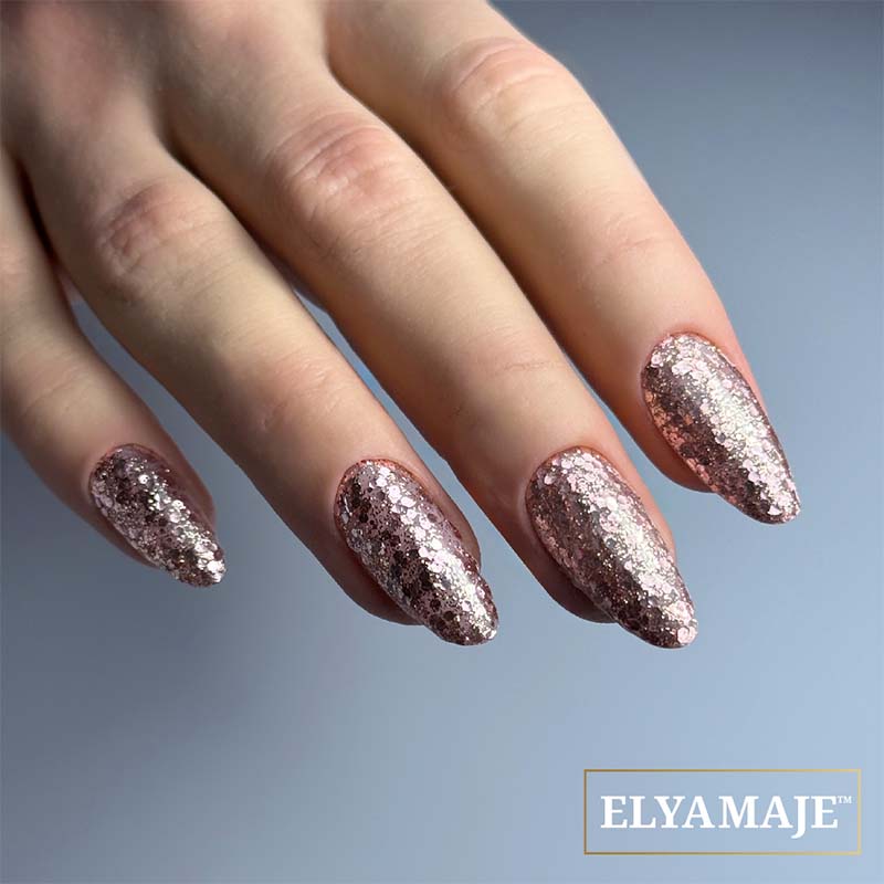 Elyamaje N° 177 Diamond Blush vernis semi-permanent nacré
