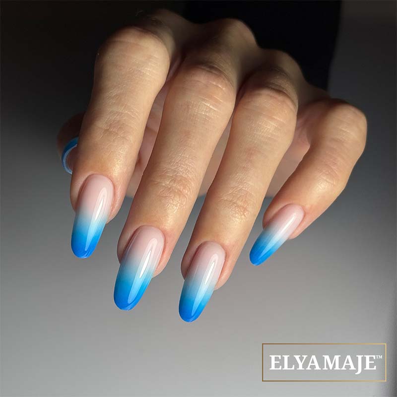 Elyamaje Ultra Baby Paint 11 gel nail art bleu foncé