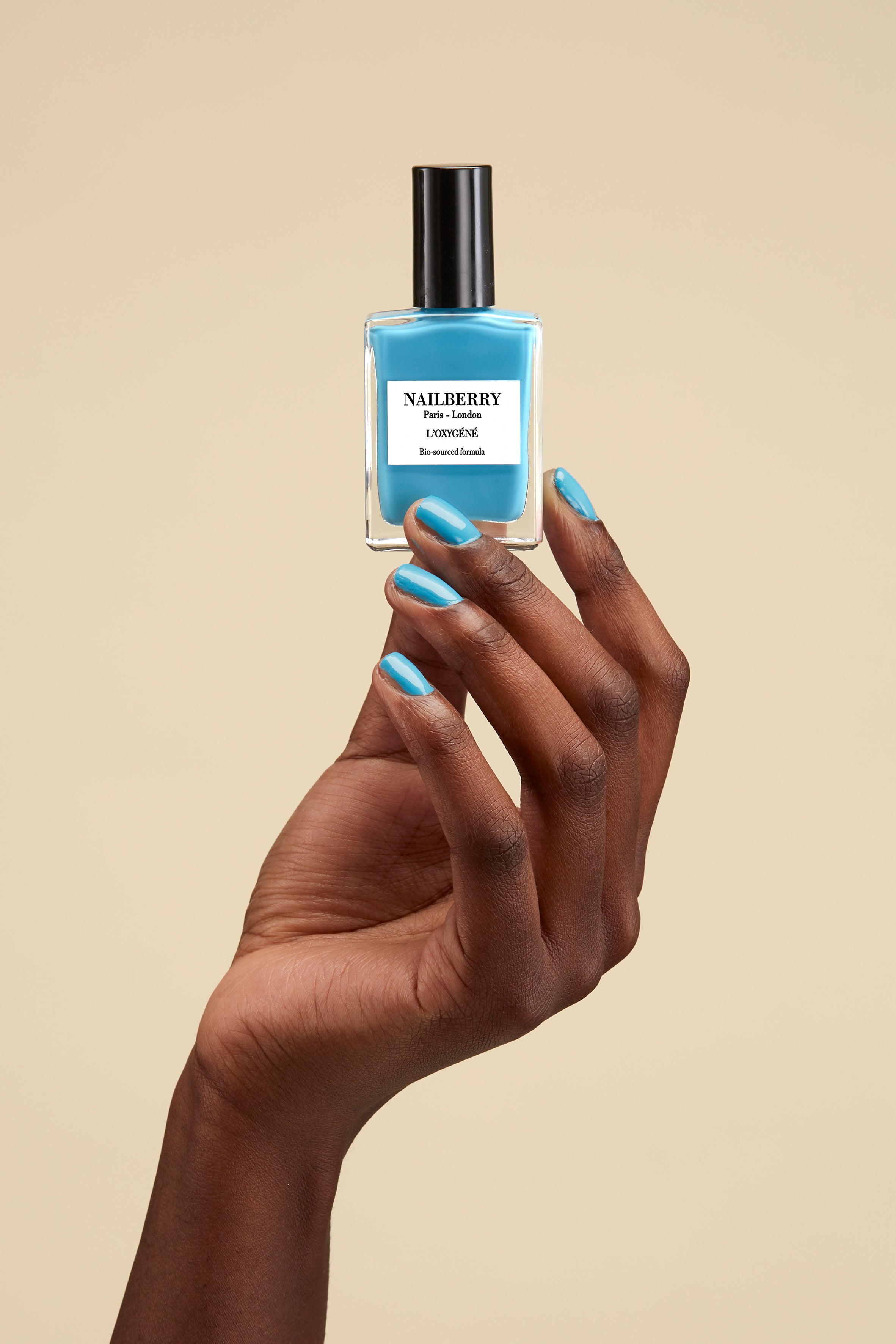 Nailberry L'oxygéné Santorini vernis 14ml turquoise opaque