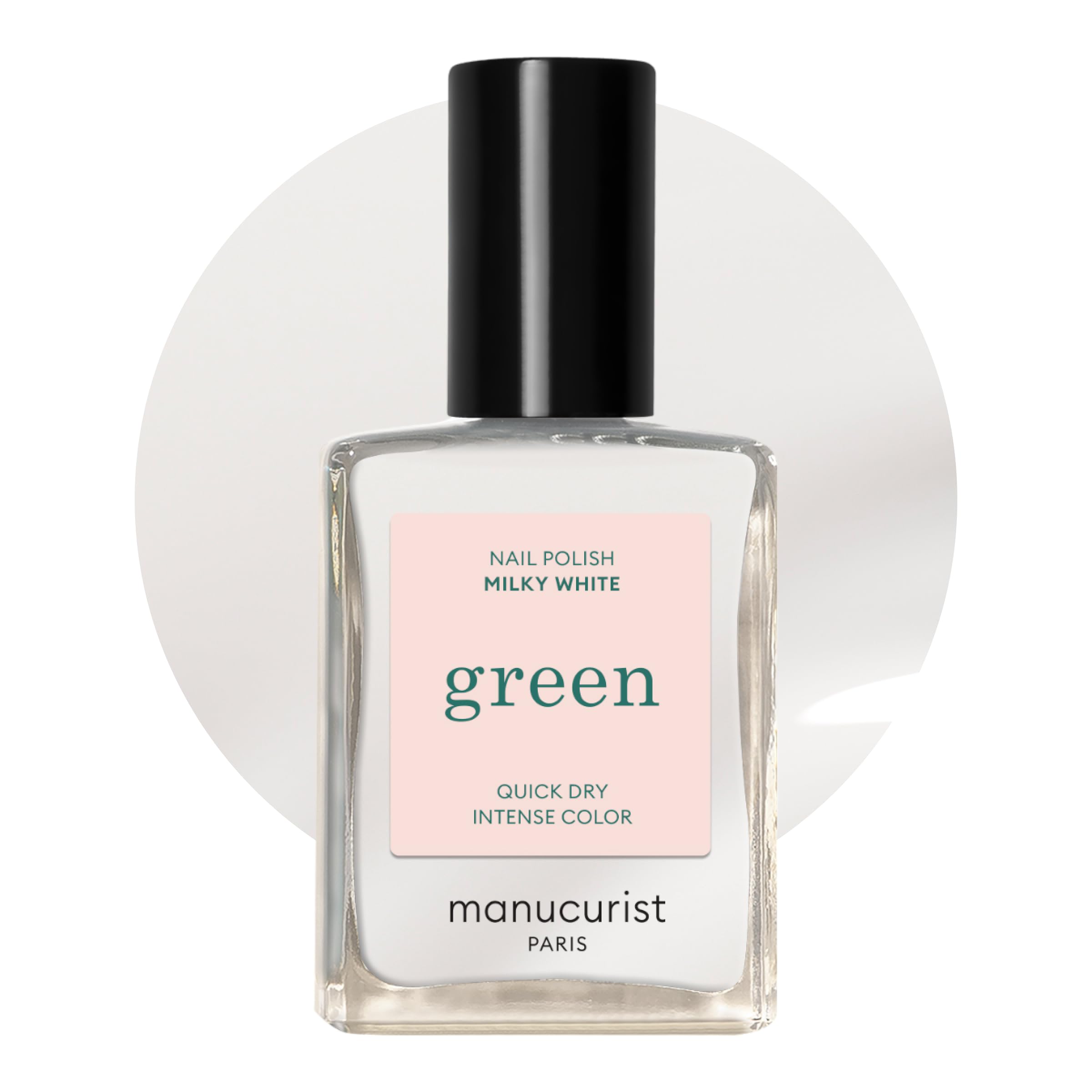 Manucurist Green Milky White vernis 15 ml semi-opaque