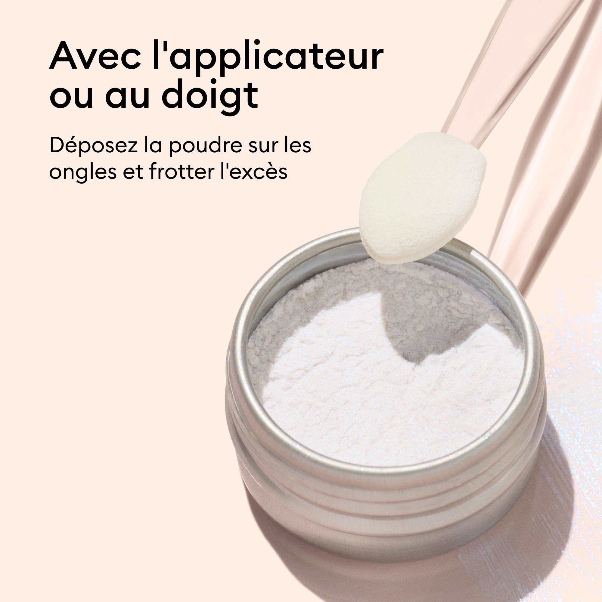 Manucurist Blue Glazed poudre nail art effet nacré
