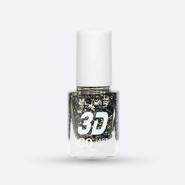 Élixir 3D Glitter vernis à ongles n°258 effet pailleté séchage rapide