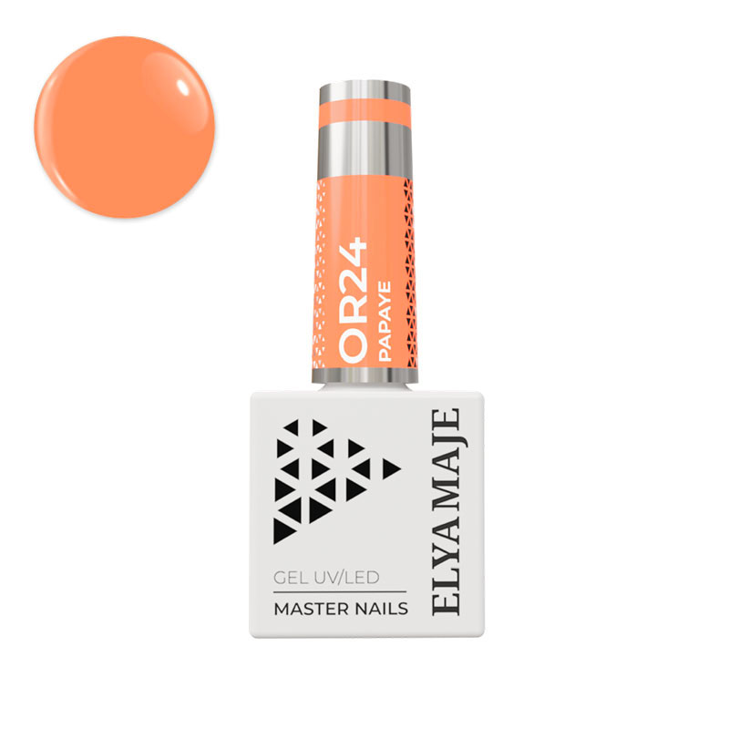 Elyamaje N°24 Papaye vernis semi-permanent orange