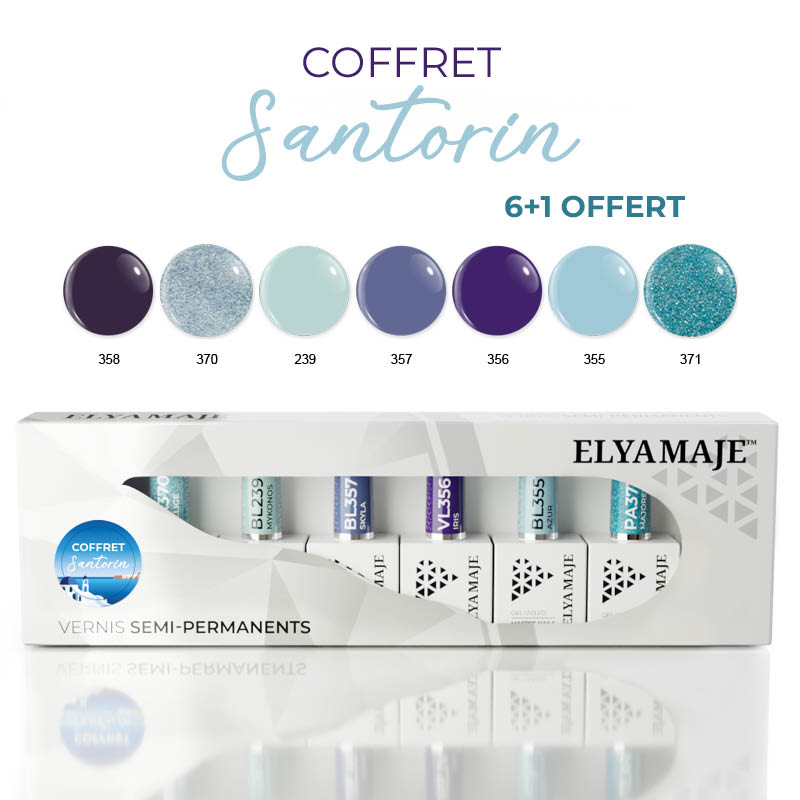 Elyamaje Santorin coffret vernis semi-permanent édition limitée