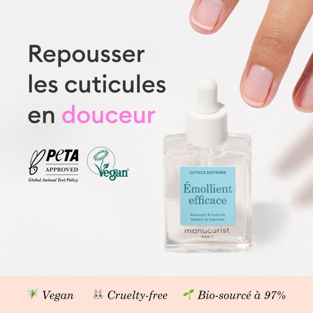 Manucurist Émollient Efficace gel cuticules transparent 15 ml