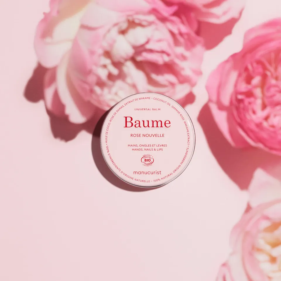 Manucurist Baume Rose baume lèvres ongles naturel