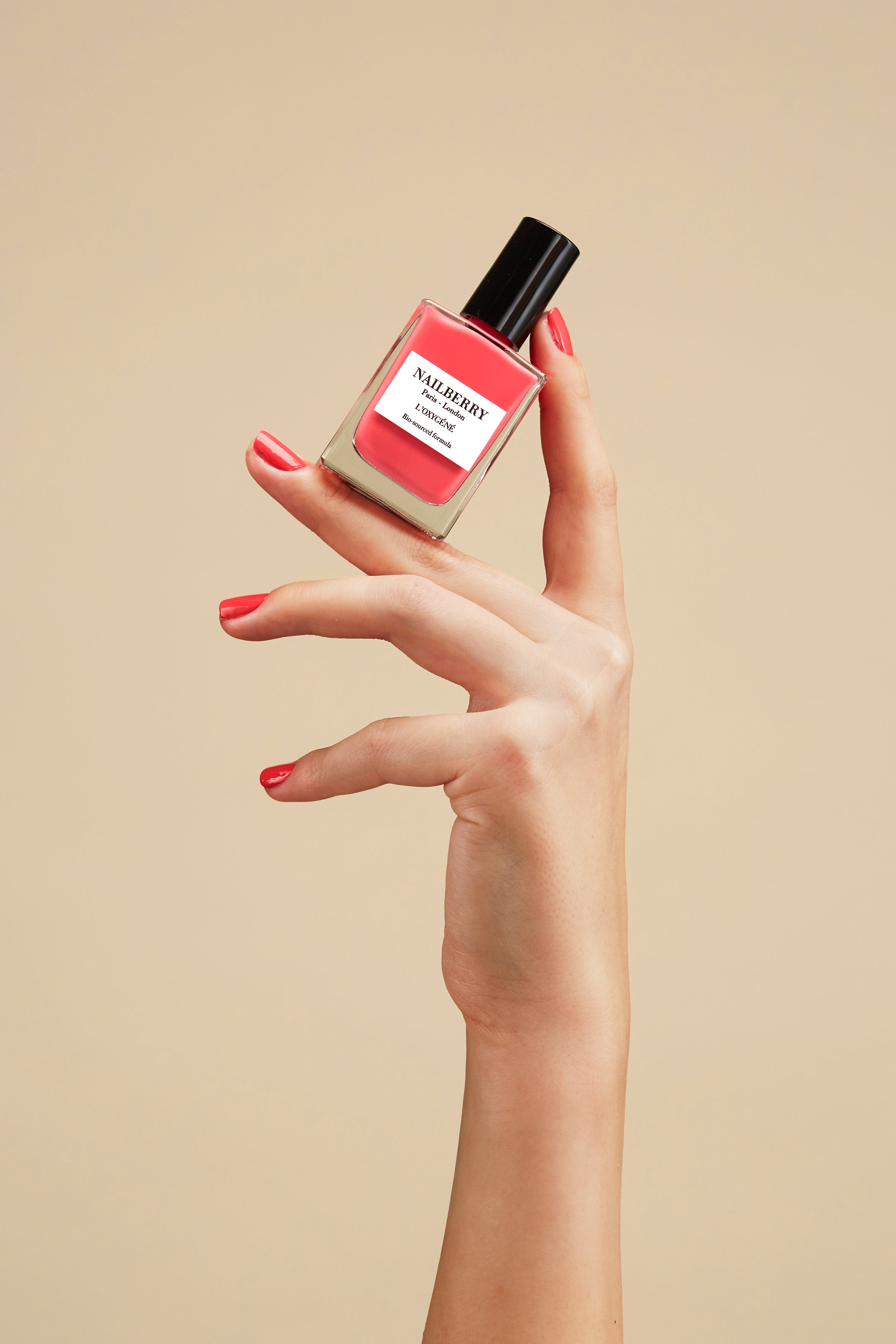 Nailberry L'Oxygéné Bubble Gum vernis 14ml rose corail opaque