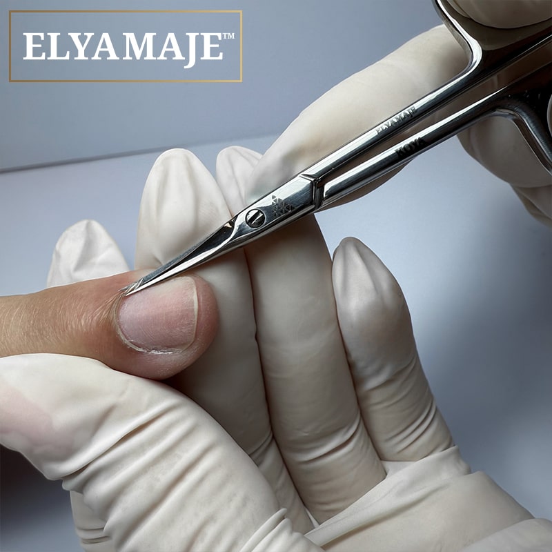 Elyamaje Koya 19 mm ciseaux à cuticules Expert Pro inox