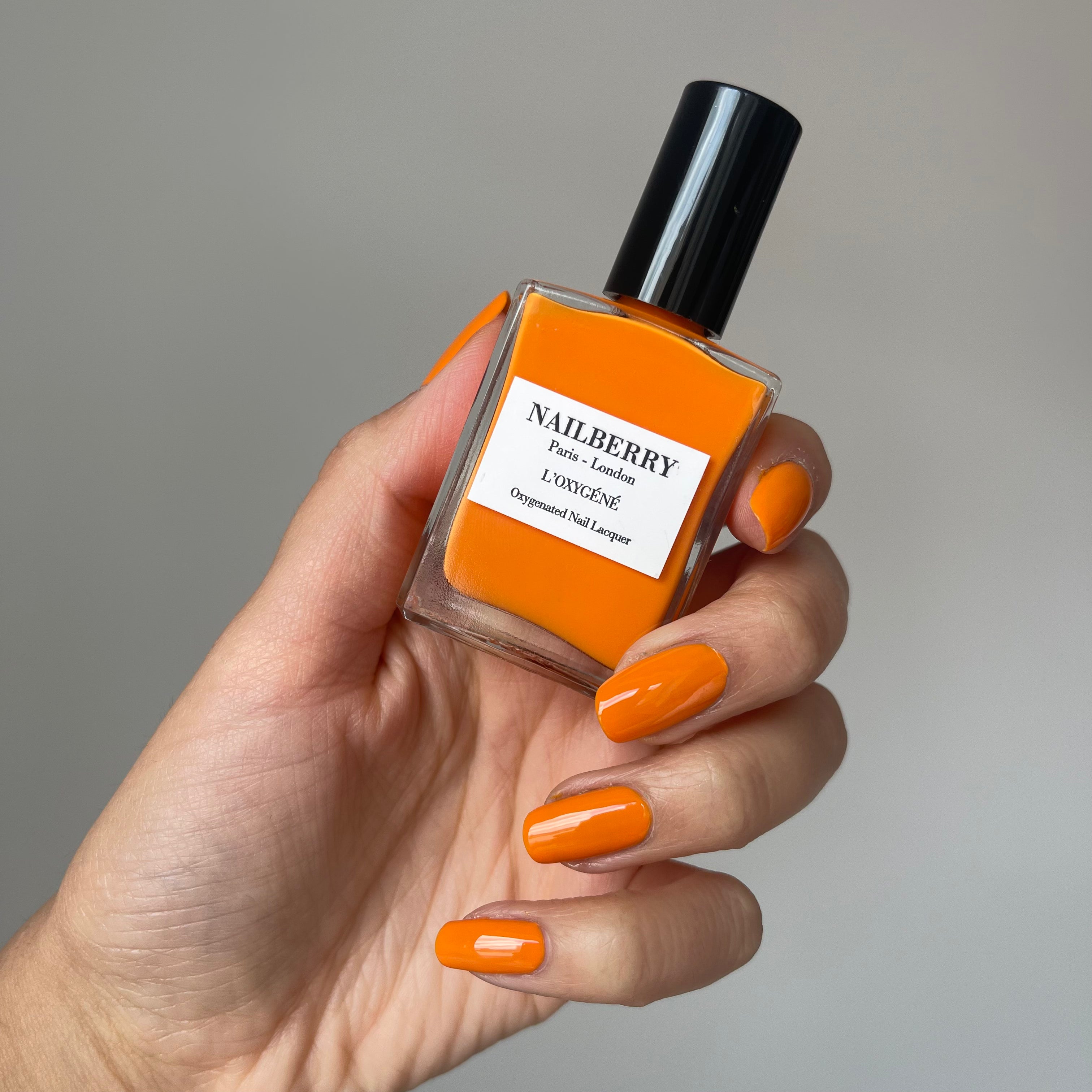 Nailberry L'oxygéné Spontaneous vernis 14ml orange vif