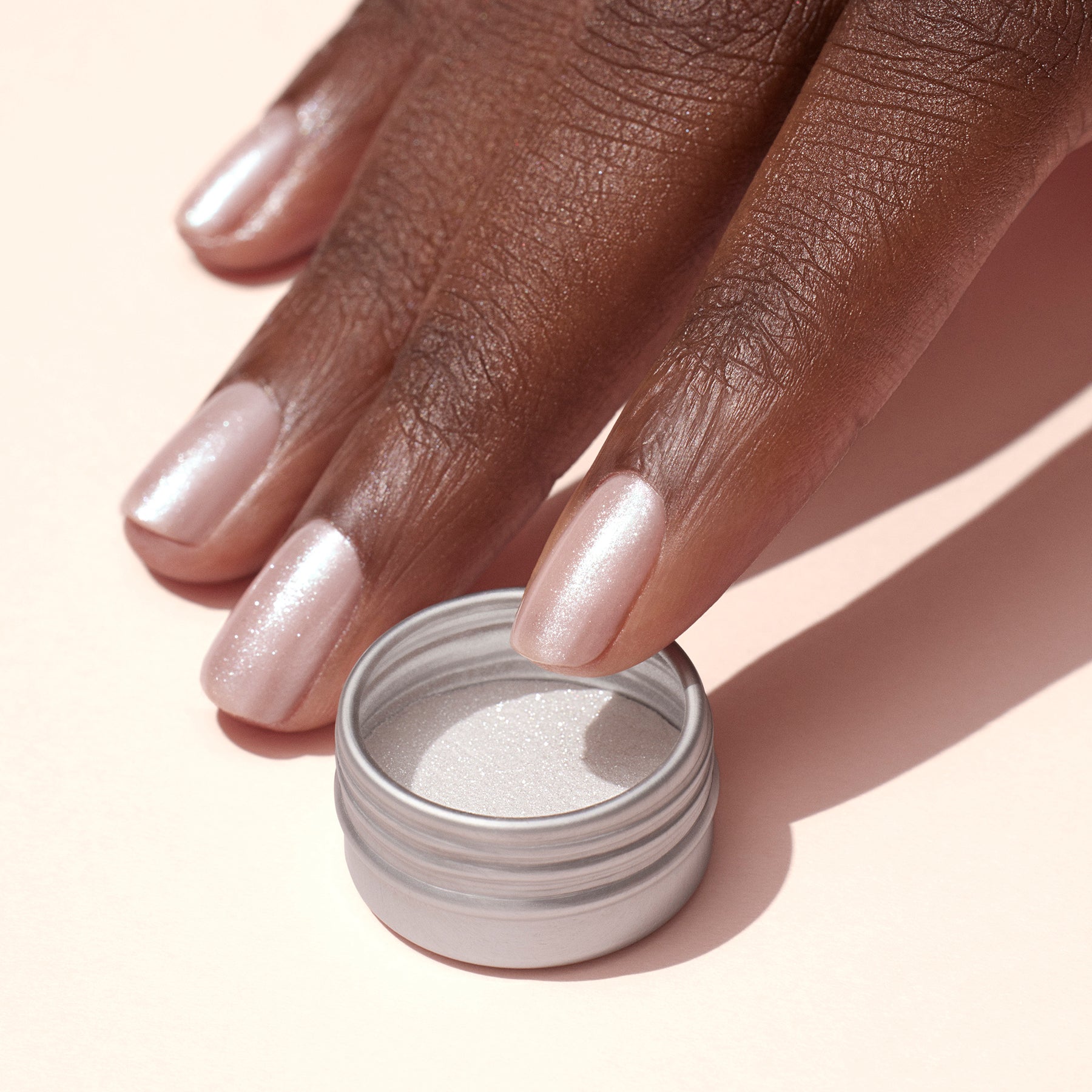 Manucurist White Glazed Effect poudre ongles nacre blanc