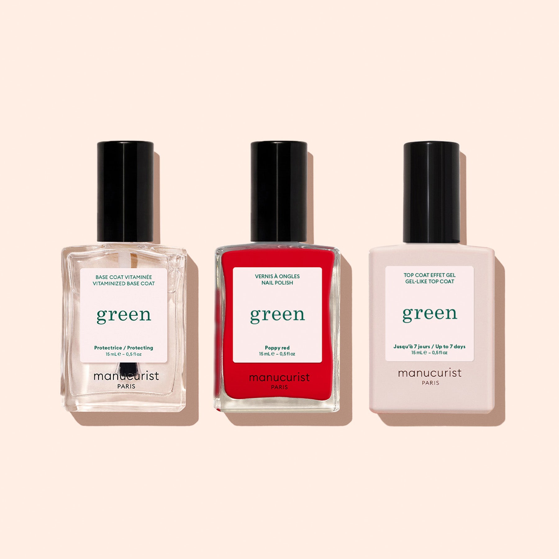 Manucurist Green Kit Basic vernis sans huile dissolvante