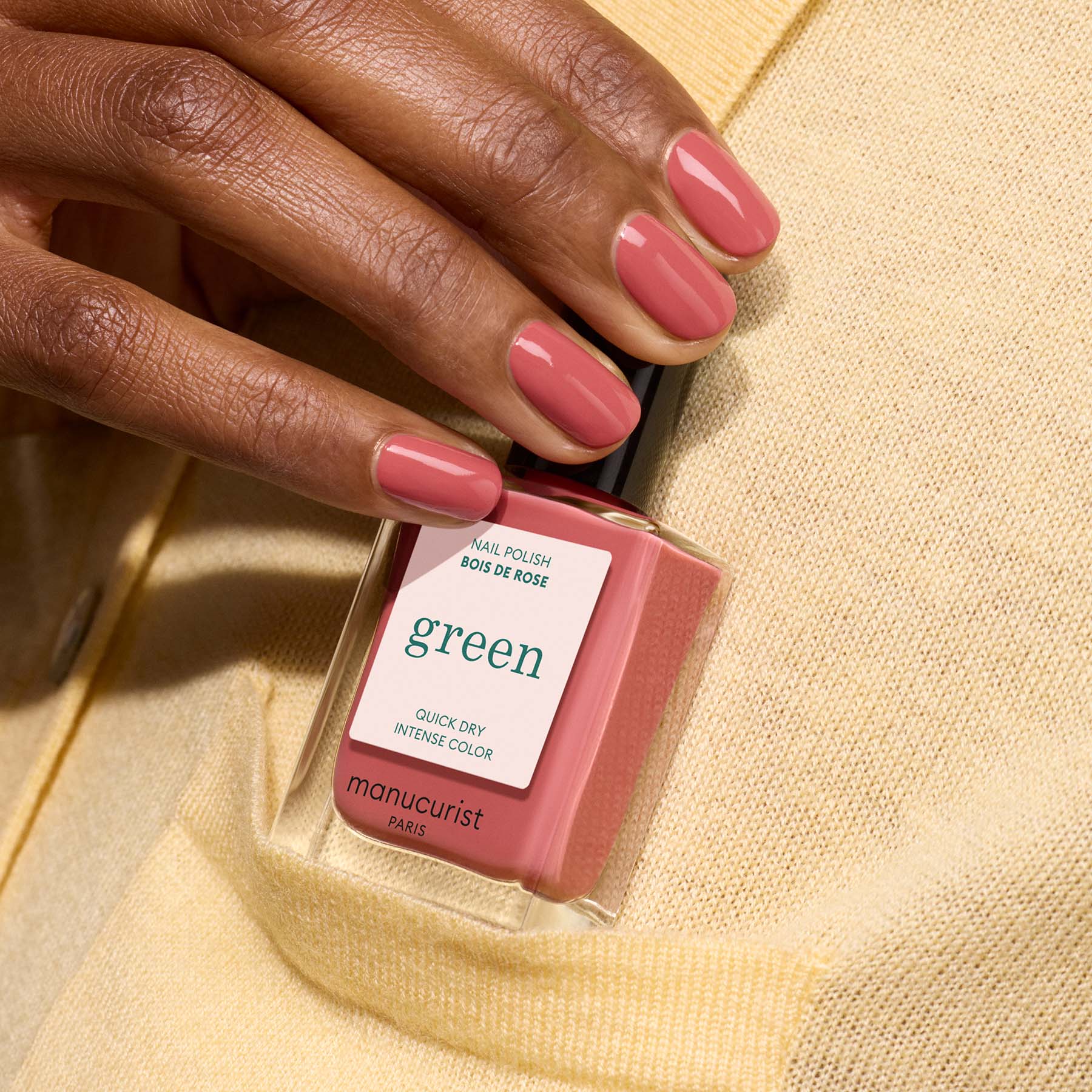 Manucurist Green Bois de Rose vernis à ongles rose boisé