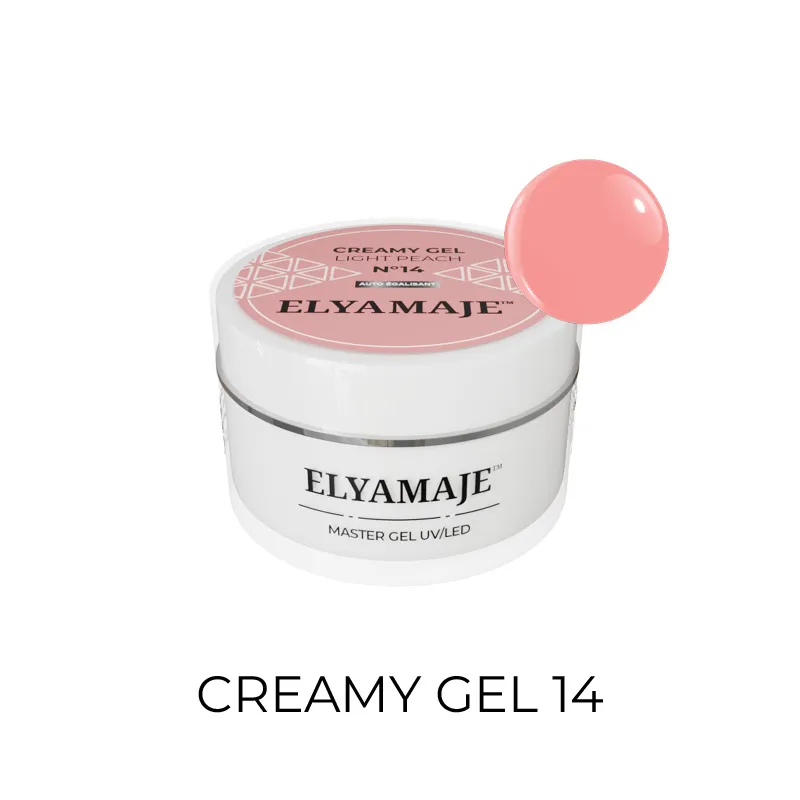 ElyaMaje Creamy Gel n°14 Light Peach gel construction