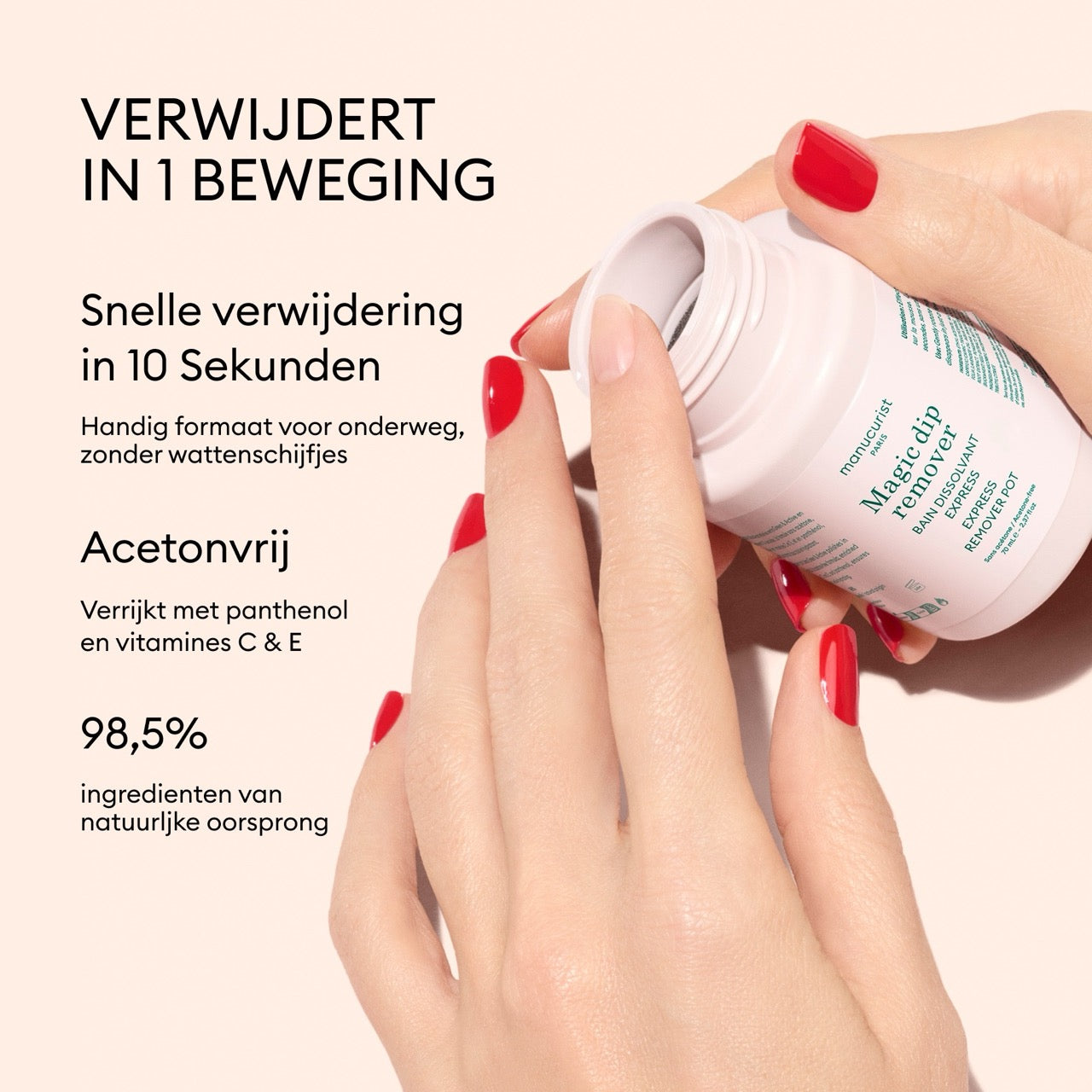 Manucurist Green bain dissolvant express sans acétone