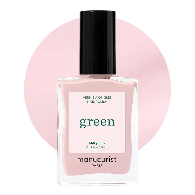 Manucurist Green Milky Pink vernis rose laiteux opaque