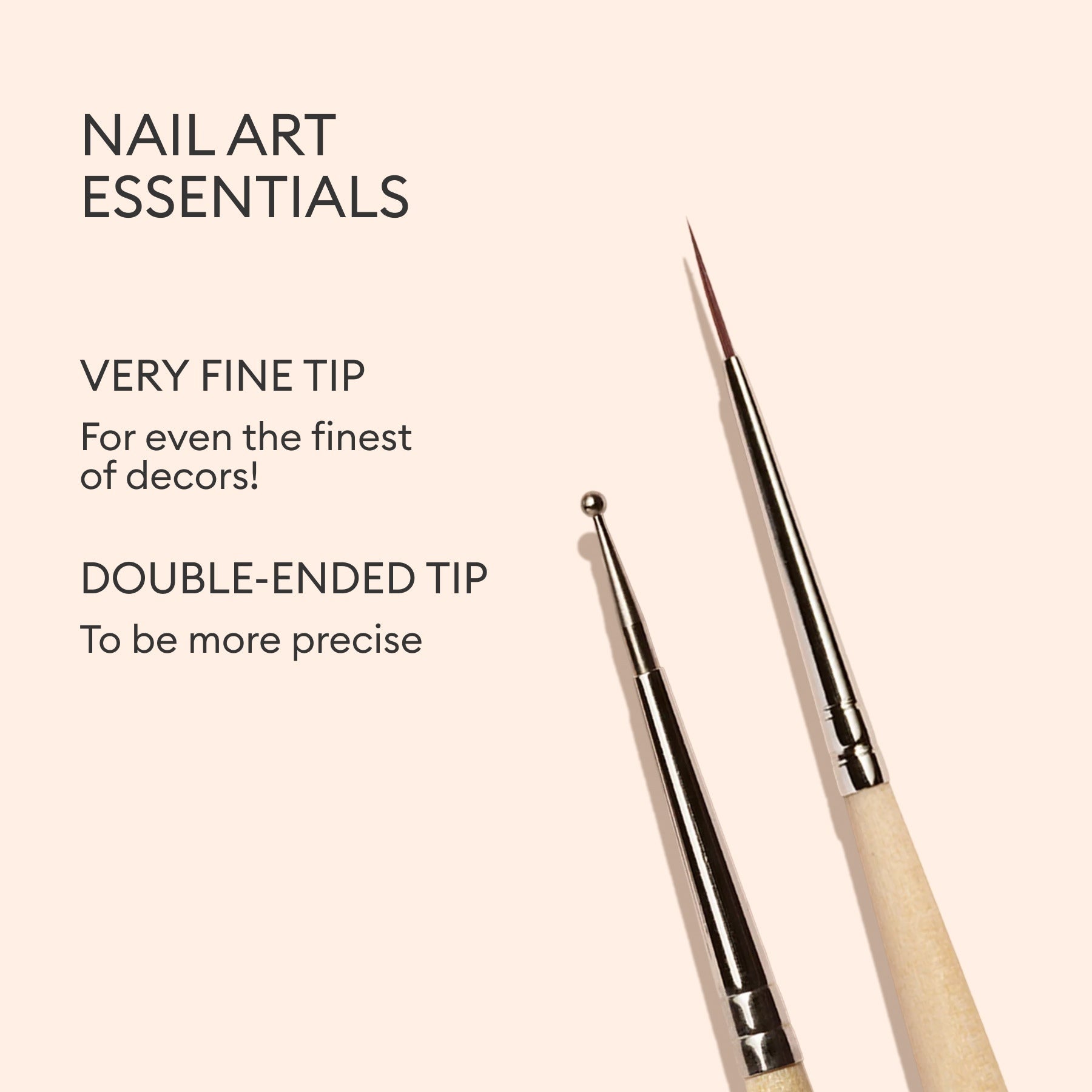 Manucurist Duo Dotting Tool et pinceau liner nail art
