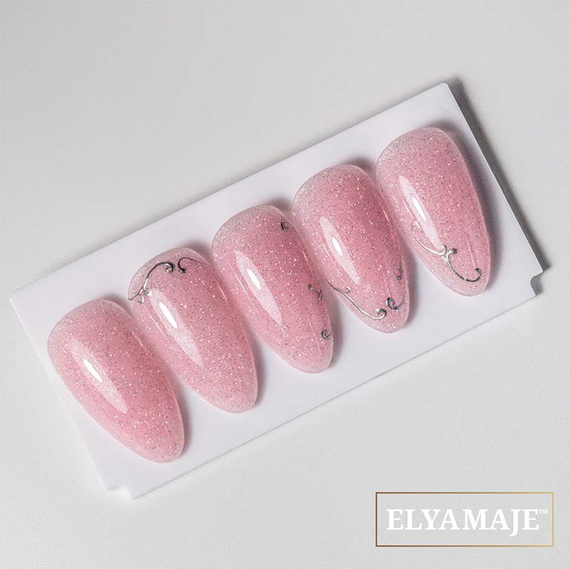 ElyaMaje Creamy Gel Glitter Pink n°21 gel pailleté