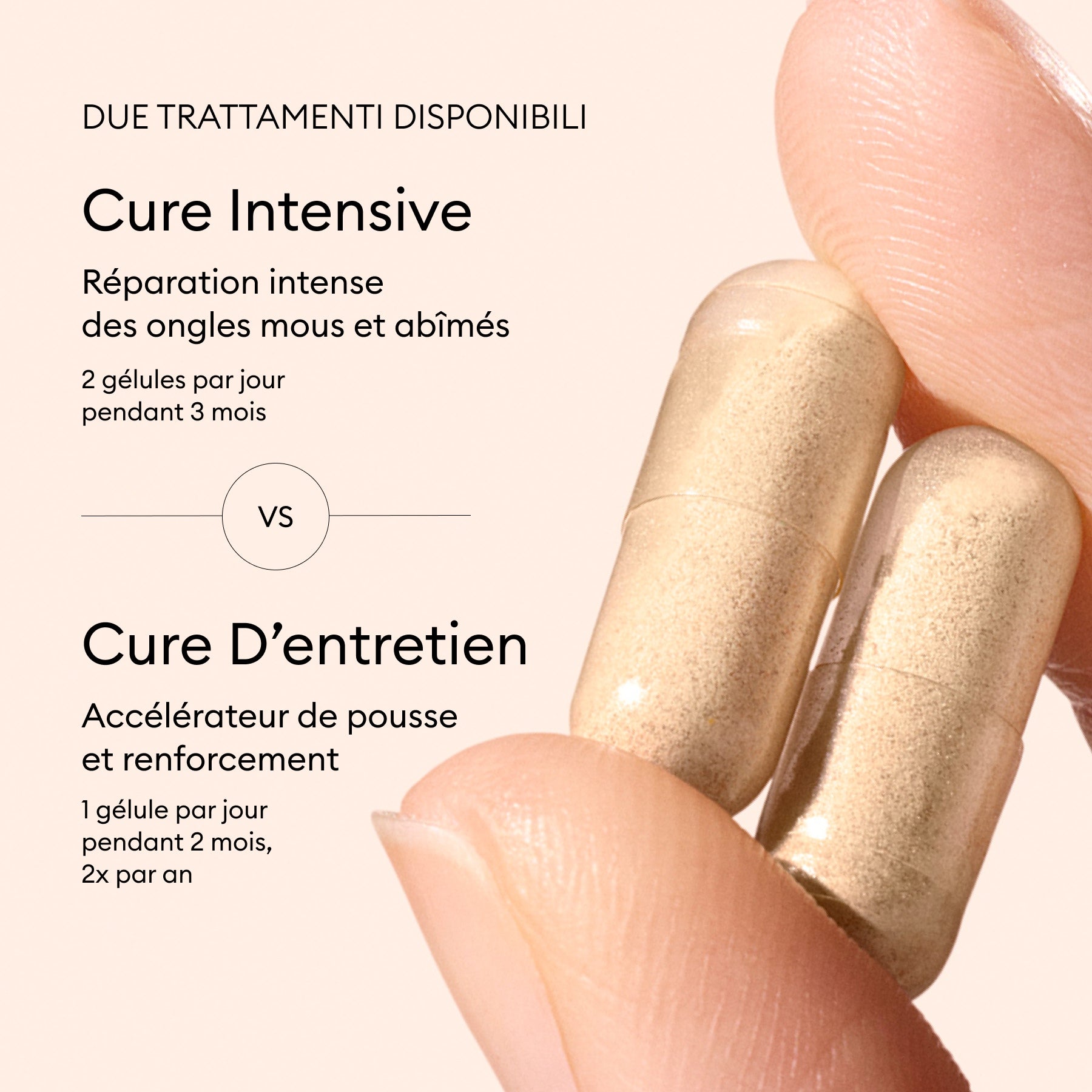 Manucurist Nail Boost gélules ongles cure 1 mois fortifiant