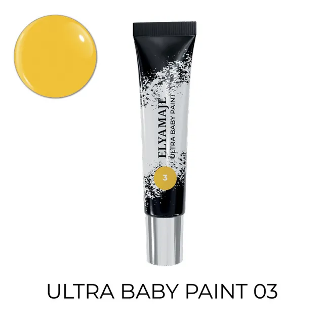 Elyamaje Ultra Baby Paint 03 gel nail art jaune