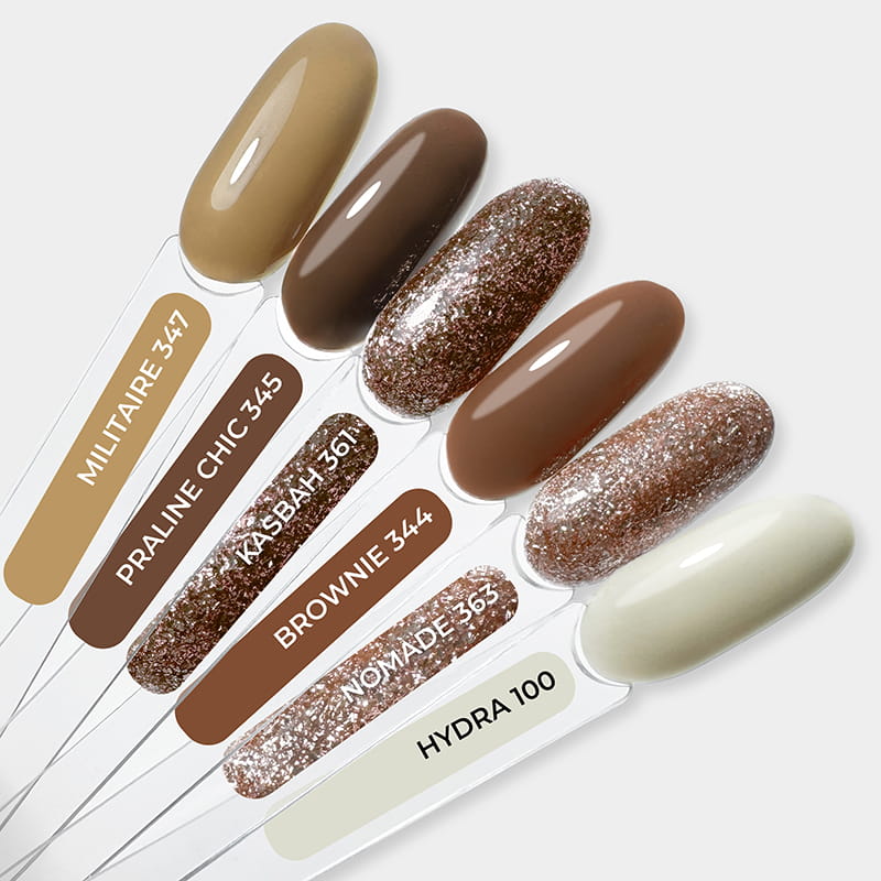 Elyamaje Coffret Cappuccino vernis semi-permanent nude édition