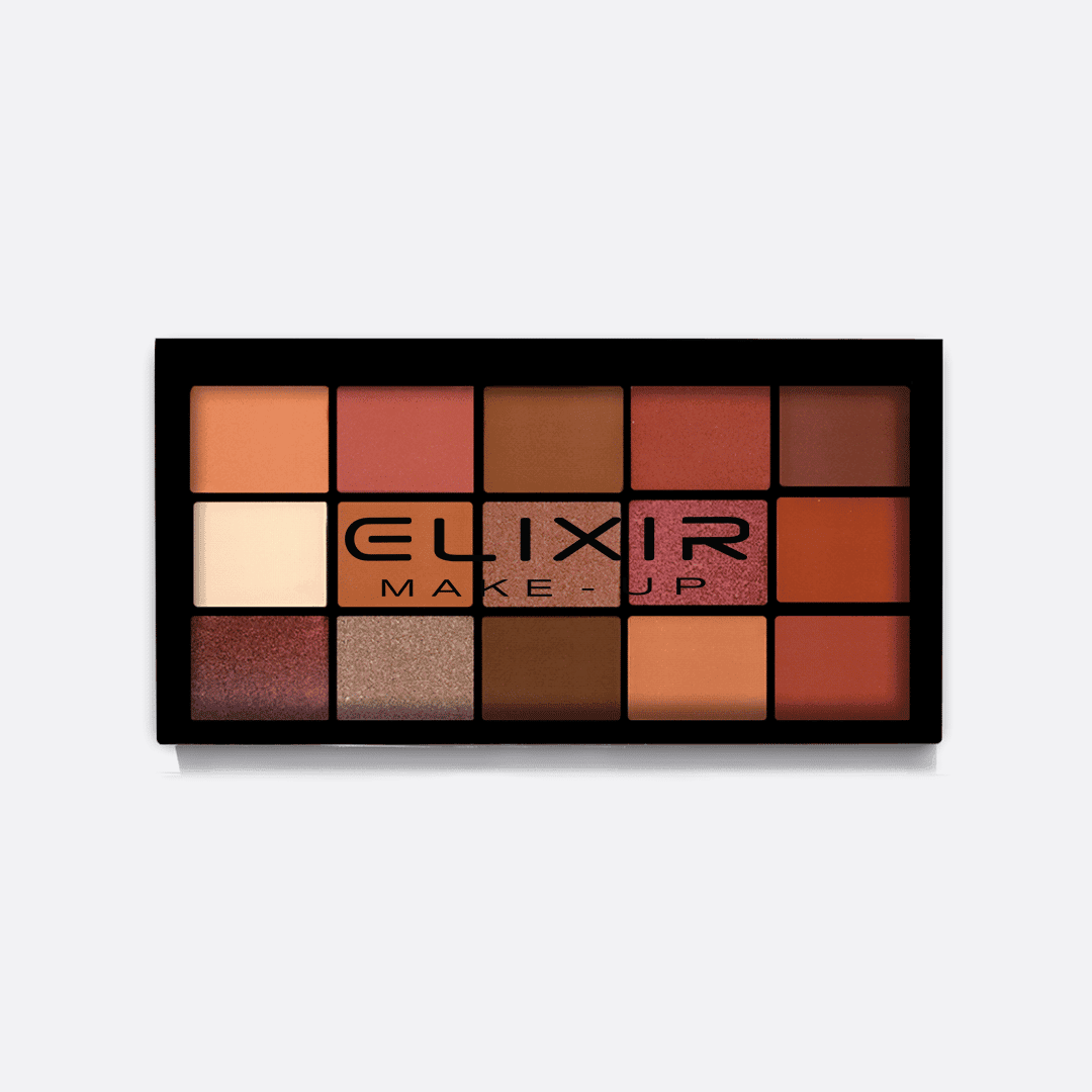 Élixir Brick palette fards #872F 15 teintes mates