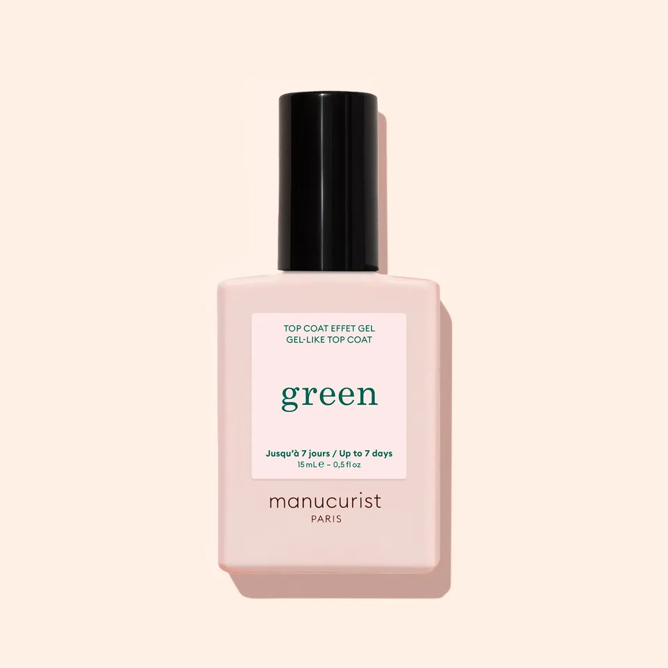 Manucurist Green Top Coat Sunshine vernis effet gel brillant
