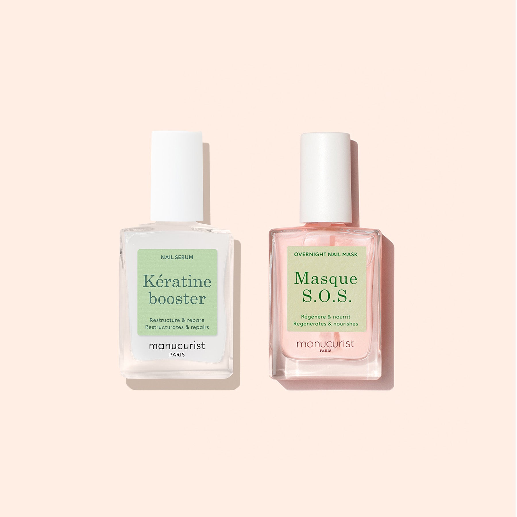 Manucurist Duo Day & Night kit soins ongles mous abîmés