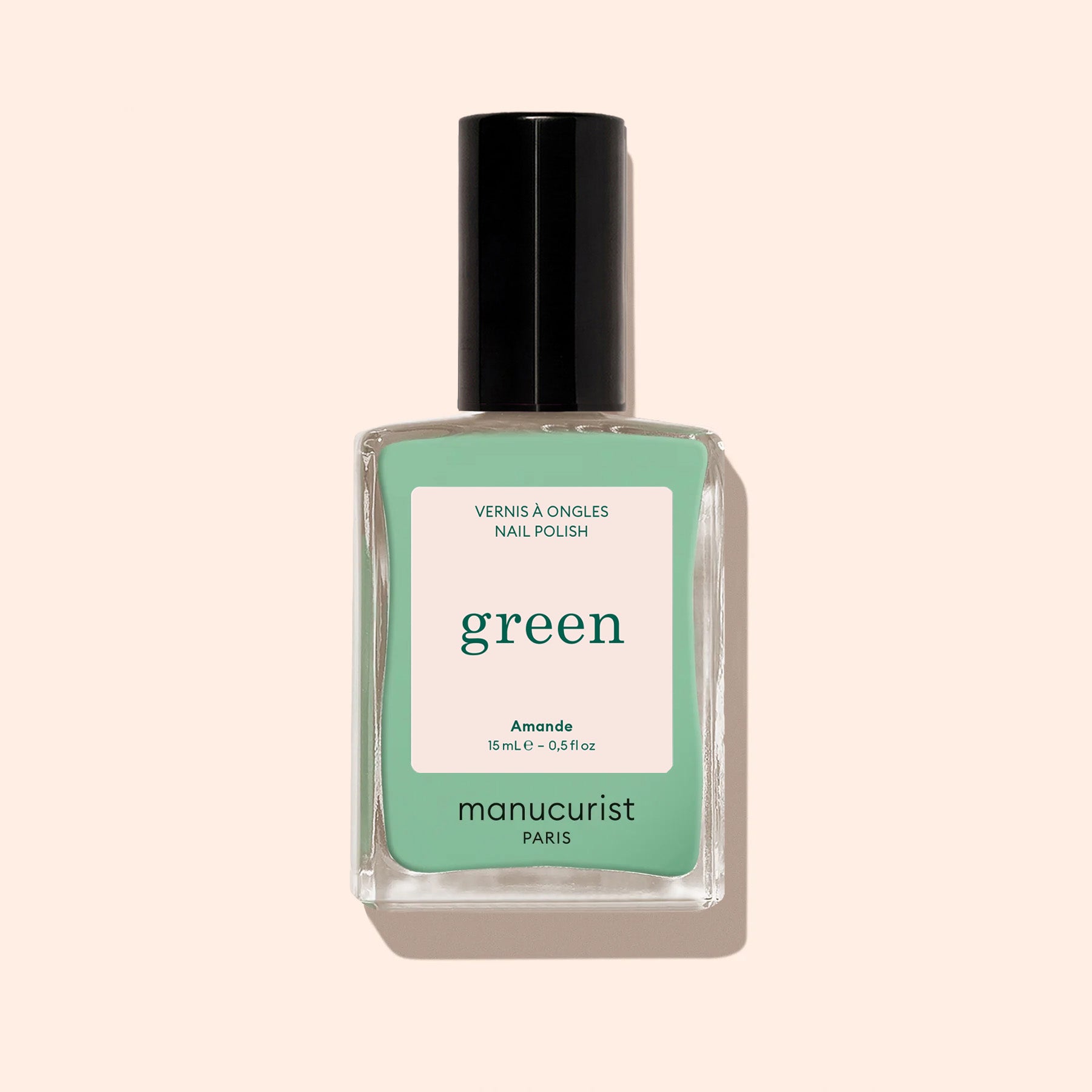 Manucurist Green Amande vernis à ongles vert menthe opaque