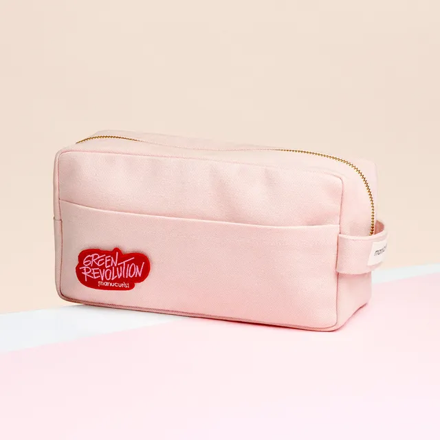 Manucurist trousse coton bio rose grand format