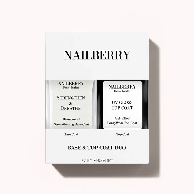 Nailberry Base & Top Coat Duo coffret 2x14ml soin