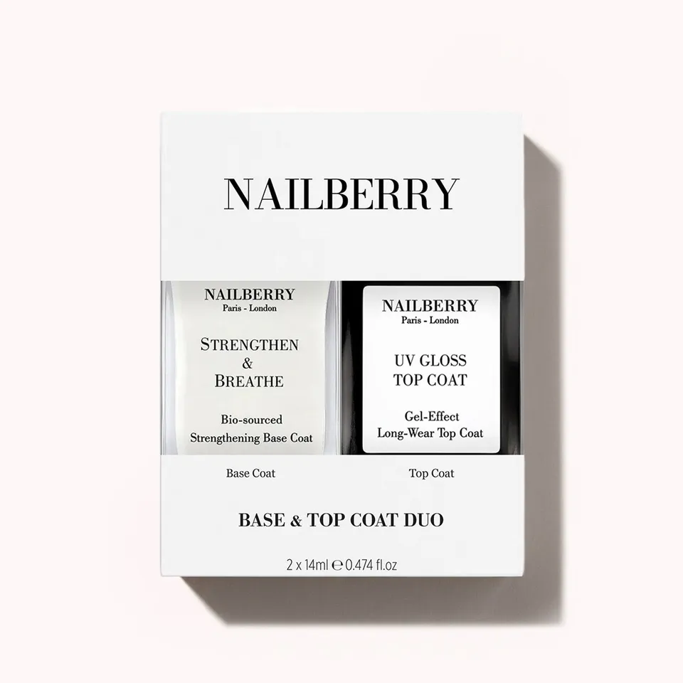 Nailberry Base & Top Coat Duo coffret 2x14ml soin