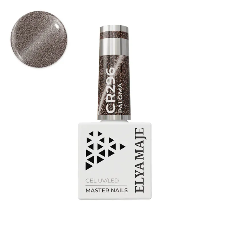 Elyamaje N°296 Paloma vernis semi-permanent cat eyes réfléchissant