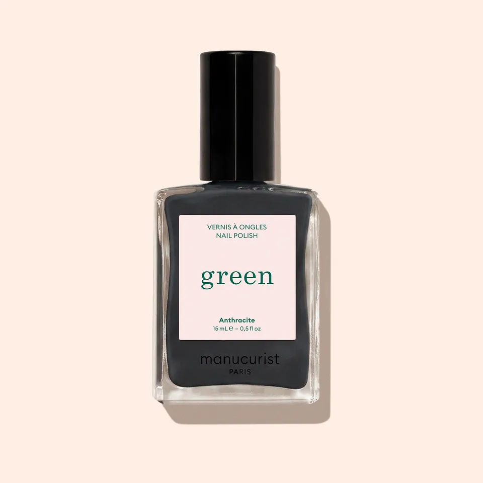 Manucurist Green Anthracite vernis gris foncé opaque