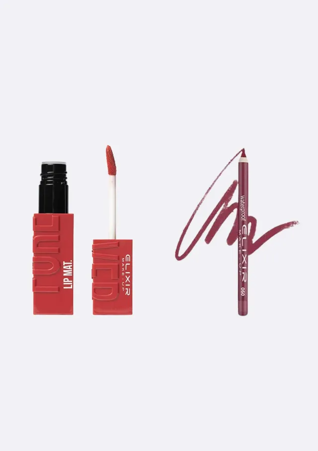 Élixir Lip Combo Leo kit lèvres mat waterproof