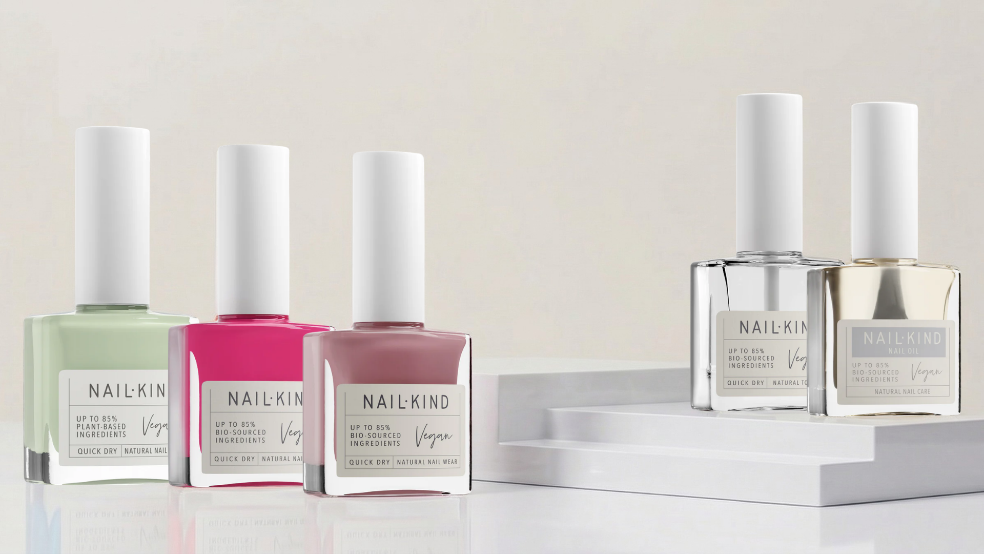 NAIL KIND Discovery Kit The Icon Set kit vernis 5 pièces vegan