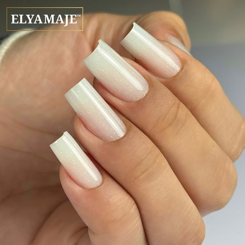 Elyamaje Acrypop Glitter White n°03 gel tube pailleté