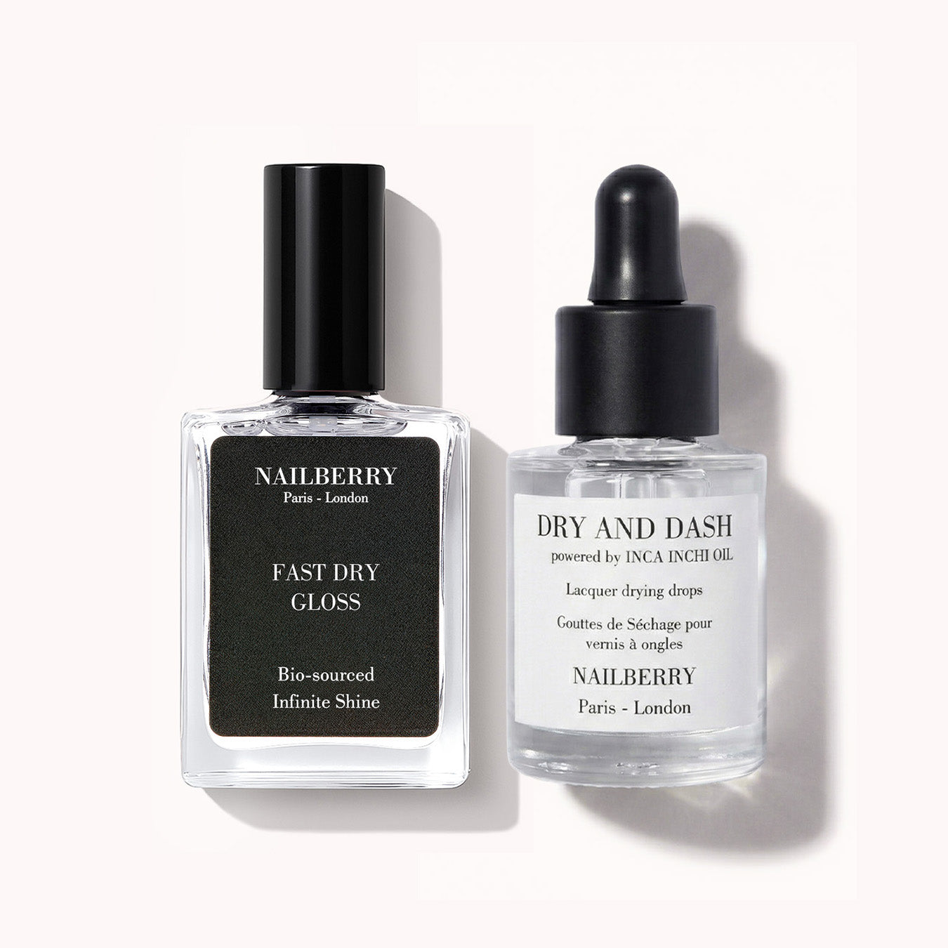 Nailberry The No-Wait Duo soin ongles séchage rapide