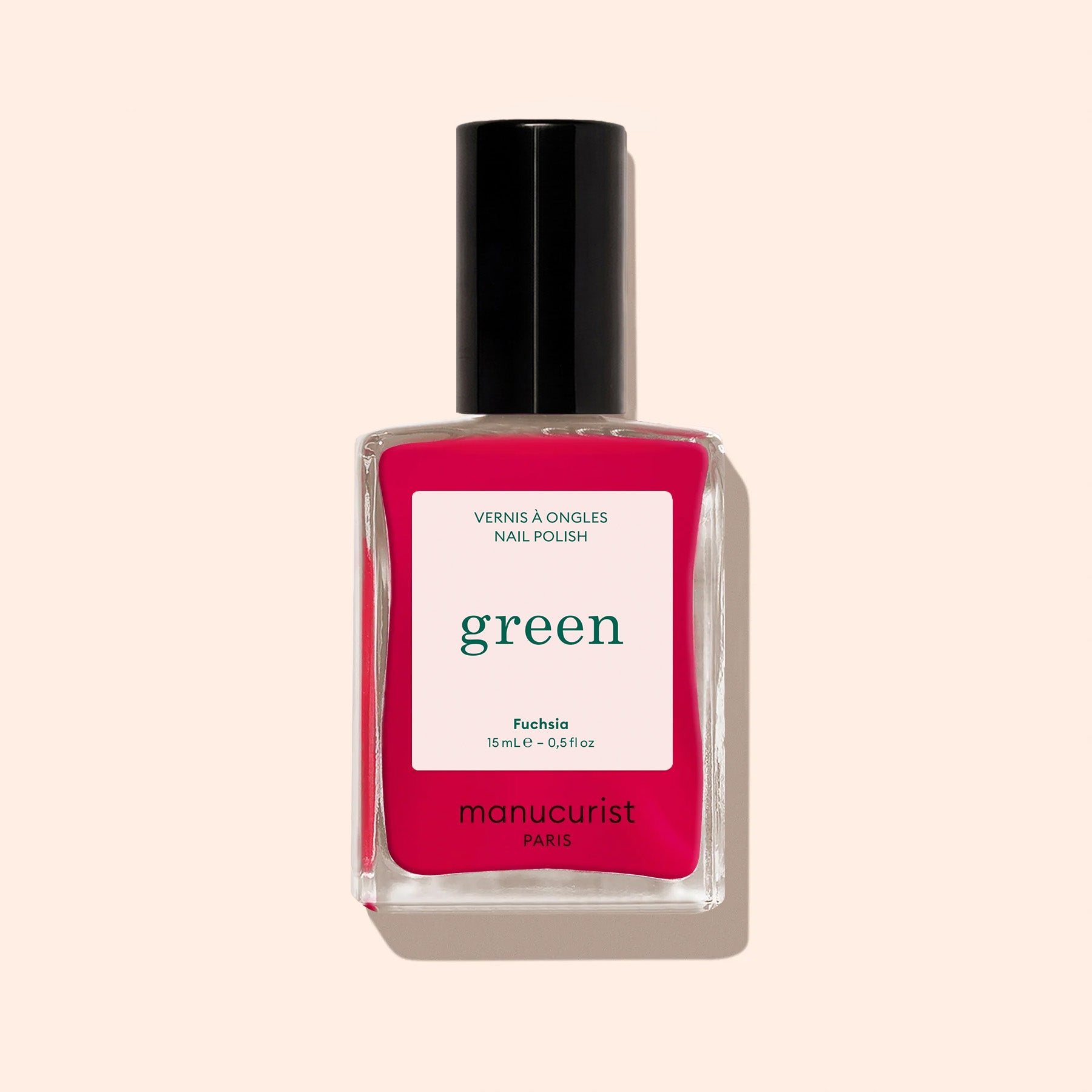 Manucurist Green Fuchsia vernis à ongles rose opaque