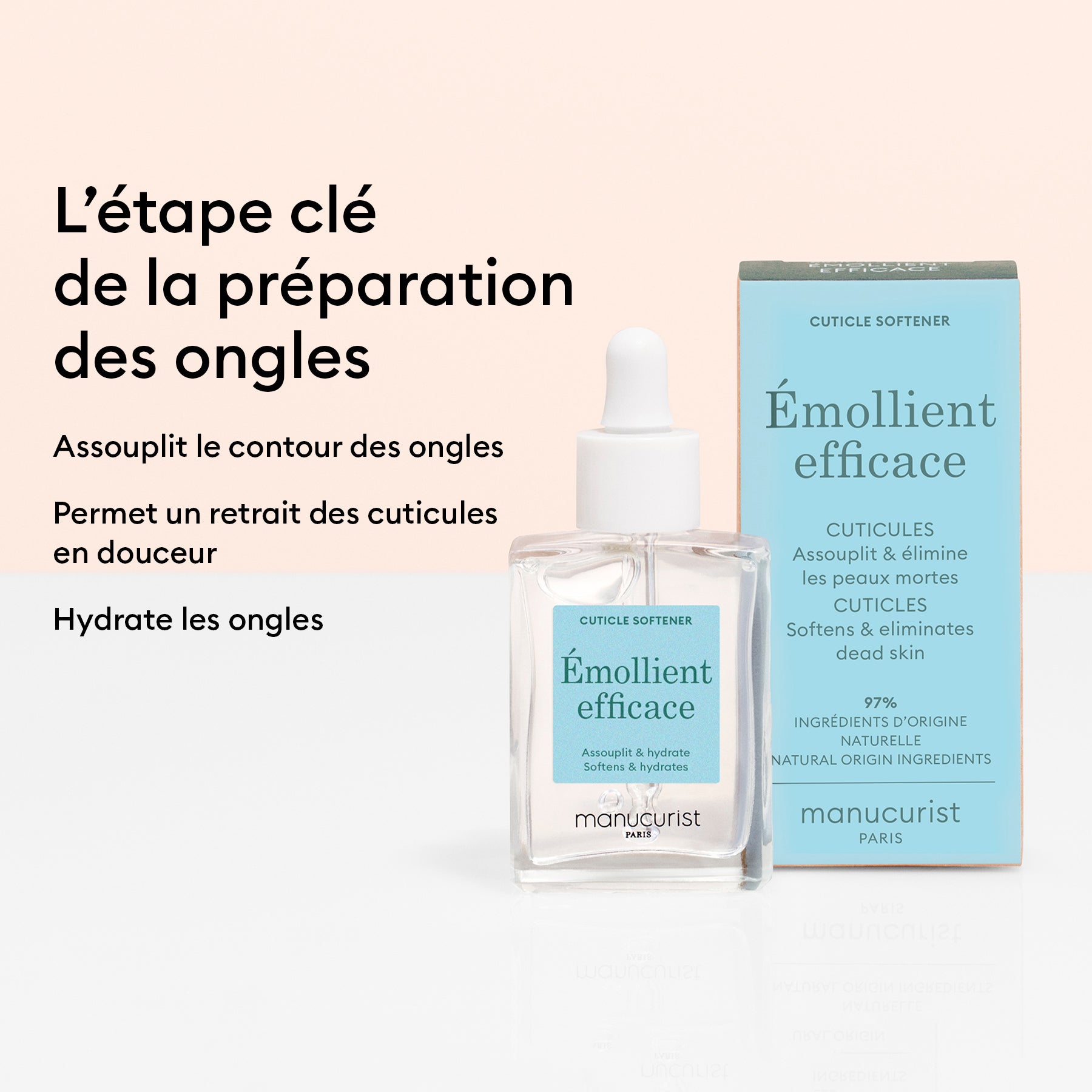 Manucurist Set préparation ongle pousse-cuticules