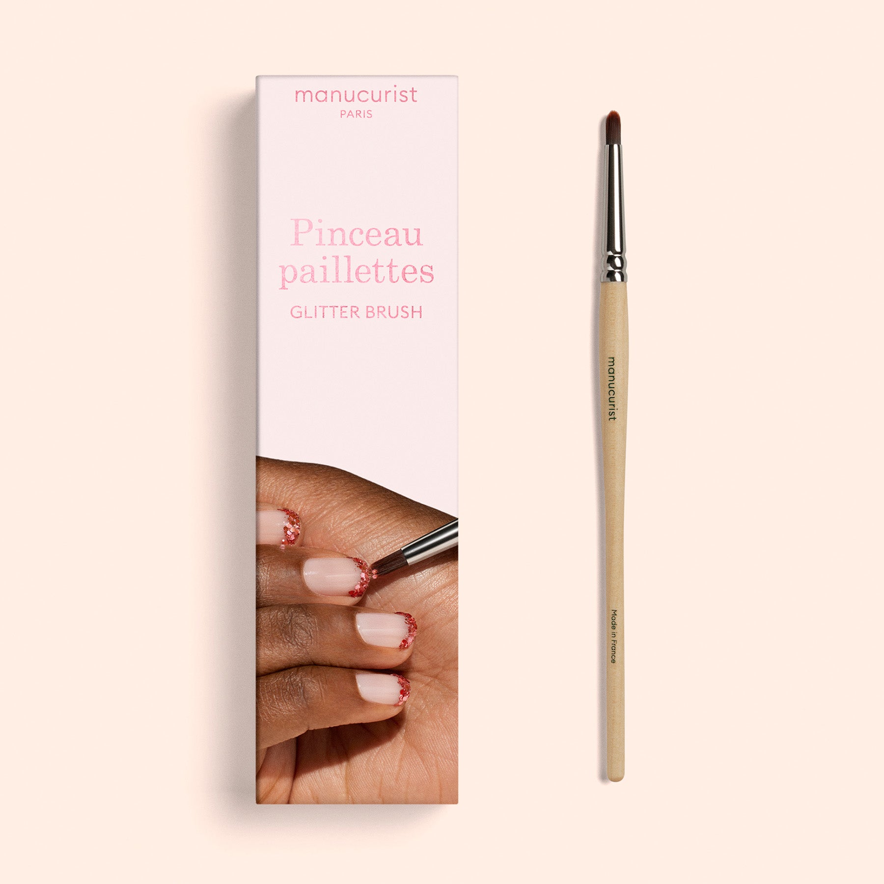 Manucurist Pinceau Paillettes pinceau nail art poils vegan
