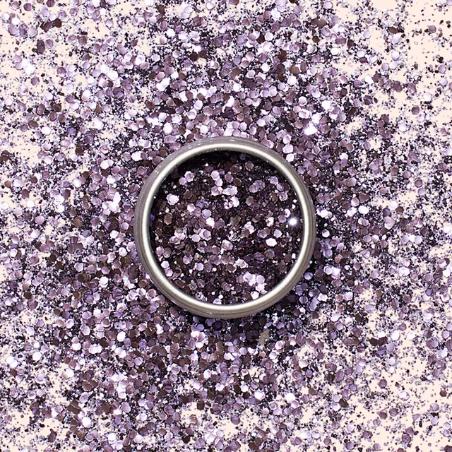Manucurist Lilac paillettes biodégradables nail art mauve
